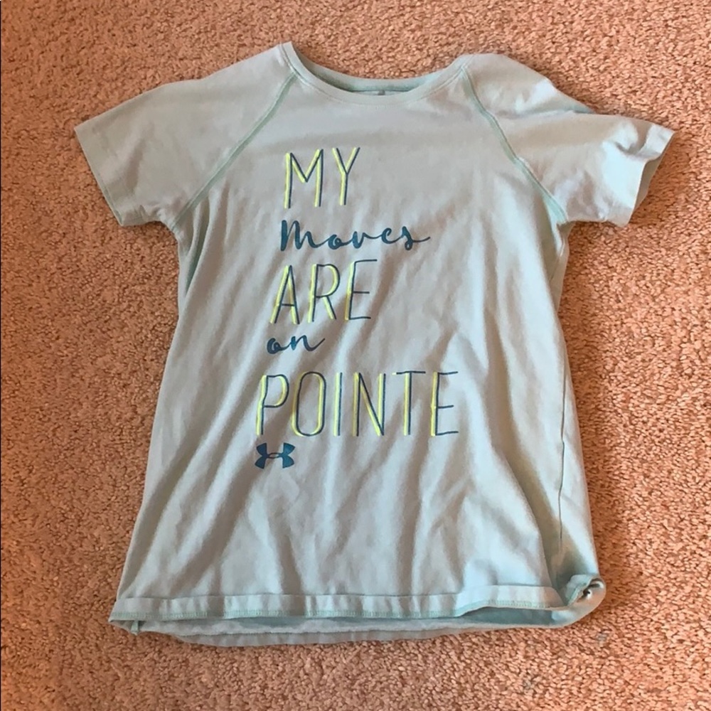 Short Sleeve Teal Graphic T-Shirt